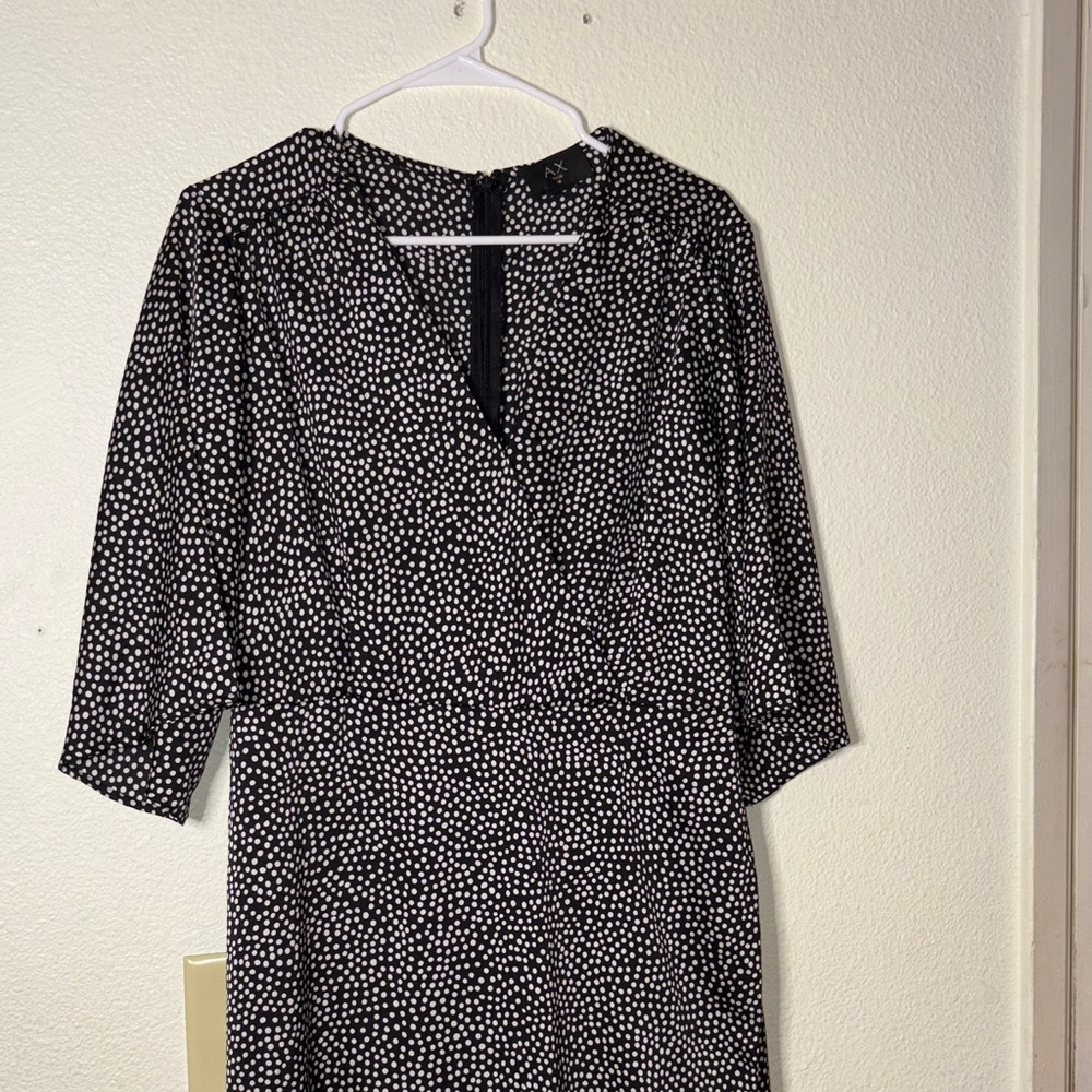 Black and White Polka Dot Dress
